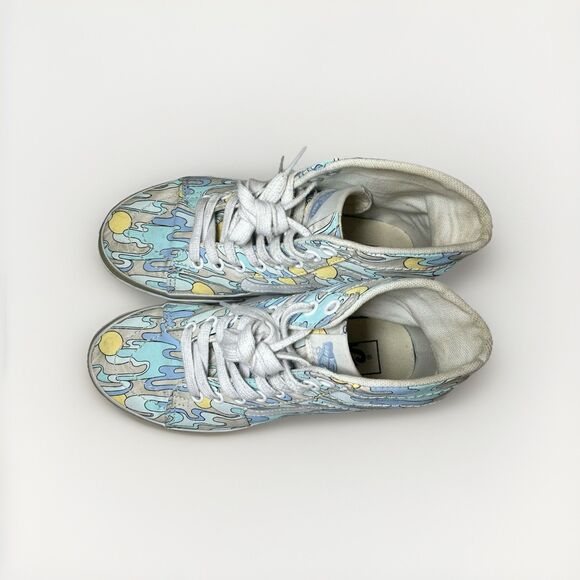 VANS Sk8-Hi Tapered Stacked High UV Ink Sunwaves Chunky Platform Shoes Women 6.5 - Picture 7 of 14